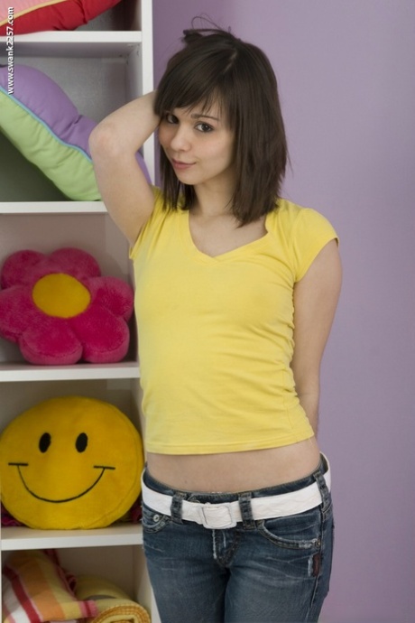 skinny teen girl short hair hot image